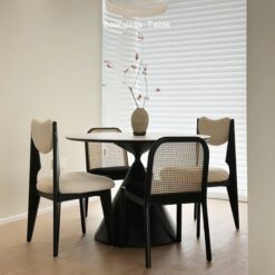 Bàn Ăn Tròn Gỗ Sồi [GSBAK02]