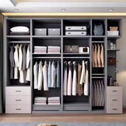 Tủ Áo Gỗ Công Nghiệp - Kết Hợp Cánh Kính TC0503